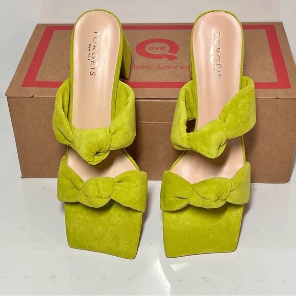 TORGEIS Flamingo Knotted Block Heel Sandals - Picture 5 of 7